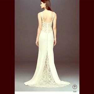 Worn once-Galina Signature Wedding Dress